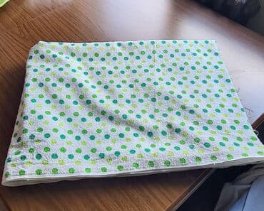 balkonska vrata i prozor: Frotir, materijal za šiće, 100 % pamuk, dužina 1m 80 cm x širina 1m — 2