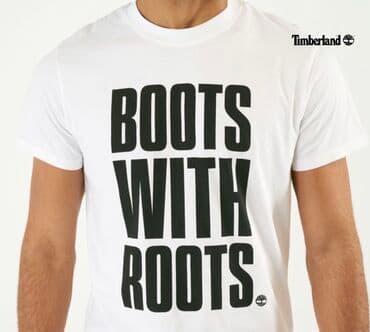 Muška odeća: Timberland-Boots with roots-Original muska majica u M velicini — 1