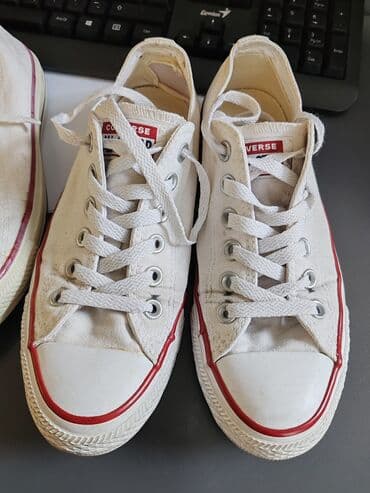 izrada obuce po zelji: Converse, 37.5, bоја - Bela — 9