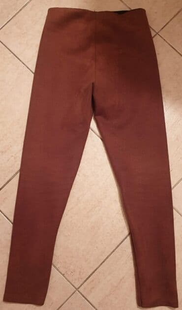 elegantne pantalone sa visokim strukom: 152-158, bоја - Bež — 3