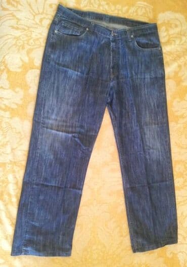 elegantne pantalone sa visokim strukom: Farmerke, 38 / 34, Loose fit — 3