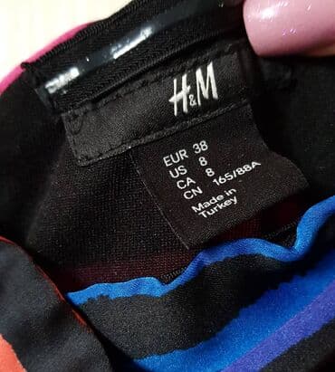 turske letnje haljine: H&M M (EU 38), bоја - Šareno, Top (bez rukava) — 2