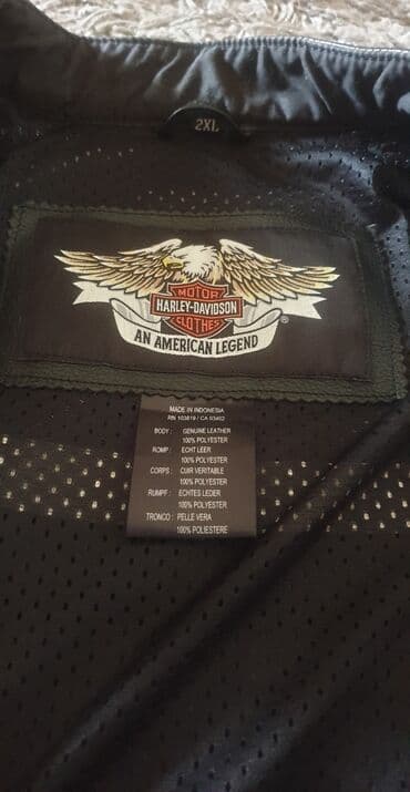 kožna jakna s: Harley DAVIDSON original kožna jakna nova. Prirodna koža, sa — 4