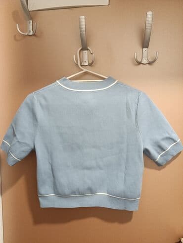 zenske svecane bluzice: H&M, S (EU 36), Poliester, bоја - Svetloplava — 14