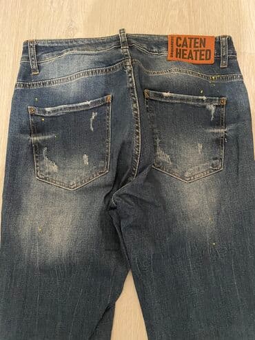 Lične stvari: Dsquared farmerke br l,xl.Duzina 110cm.Poluobim u struku 44cm najvise — 3
