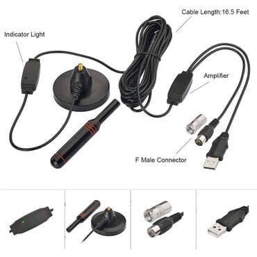 drzac za ruter na tv: Premium digitalna HDTV antena 3.5dbi 3011 Antena je kompatibilna sa — 4