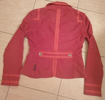 pantalone od somota: Emporio Armani, S (EU 36), Somot, Jednobojni — 4