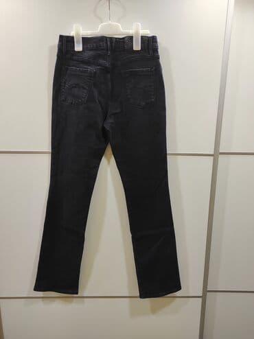 lidl pantalone: Farmerke crni teksas. Iz uvoza. Marka Pionier. Poluobim struka 37/40 — 2