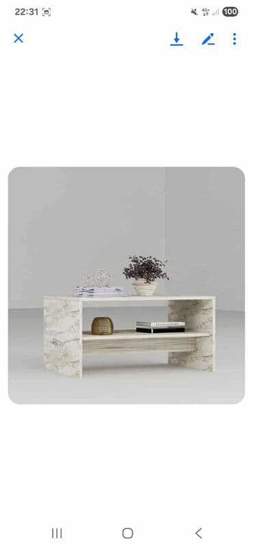 polovan namestaj iz inostranstva u palanci: Apollon - White, Sapphire Oak White Sapphire Oak Coffee Table 100% — 9