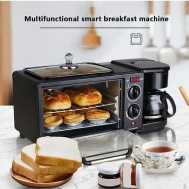 aparat za sendvice 3 u 1: Novoo ☕🥪🍩 3 u 1 Aparat za doručak omogućava vam da napravite kafu — 3