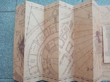Hari Poter Mapa Marauders Map-Novo. Marauders map iz filma Harry — 2