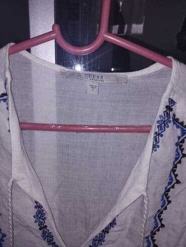 Bluze: Guess, M (EU 38), Pamuk, Vez, bоја - Bela — 2