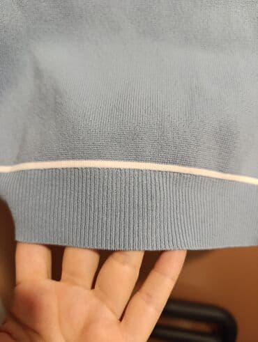 zenske svecane bluzice: H&M, S (EU 36), Poliester, bоја - Svetloplava — 13