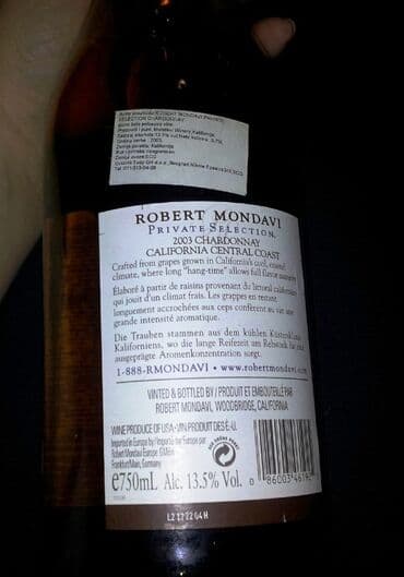 Čaj, kafa, pića: Robert Mondavi Robert Mondavi-Private selection Chardo-nnay Stono — 2