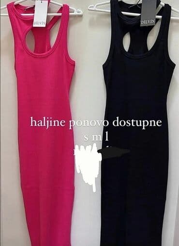 haljina secena ispod grudi: Dilvin S (EU 36), bоја - Roze, Na bretele — 9