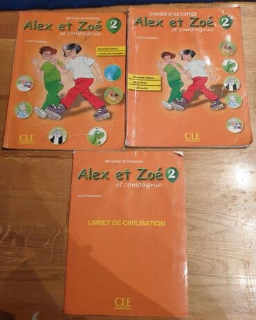zvucnik sa pricama za decu: Alex et zoe 2 - udzbenik i radna sveska. Methode de FRANCAIS I CAHIER — 1