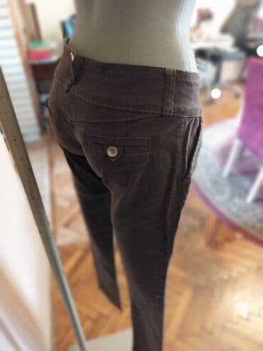 Pantalone: Spušteni struk, Ravne nogavice — 2