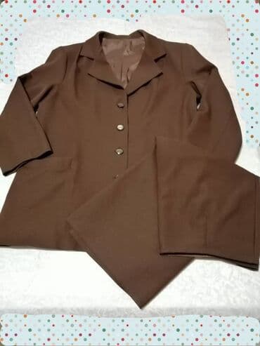 swarovski komplet mindjuse i ogrlica: 2XL (EU 44), Jednobojni, bоја - Braon — 2