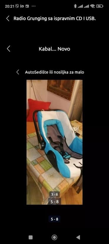 zastita za pojas za decu: Autosedište za dete univerzalno do 13 kg. a može da posluži i kao — 1