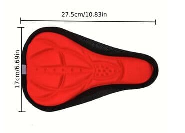 Bicikli: Nova mekana navlaka za sedište crne boje. Ergonomski dizajnirana — 7