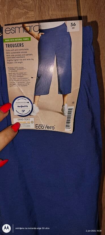 kargo pantalone h m: 8XL (EU 56), High rise, Culotte — 3