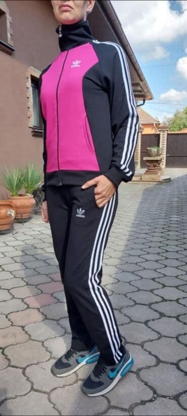 sportski sorcevi: Adidas, L (EU 40), Prugasti, bоја - Crna — 5
