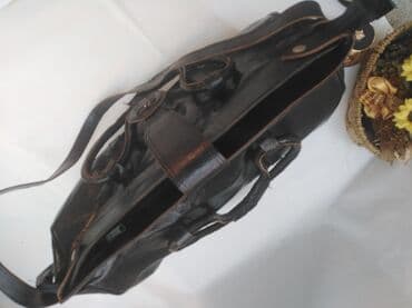 sminka na veliko: Torba za rame, Handmade, Materijal: Koža — 5