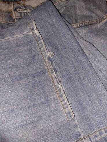kaput sa prirodnim krznom: LEVI'S 752 FARMERKE Original Levi's svetlije farmerke, u dobrom — 4