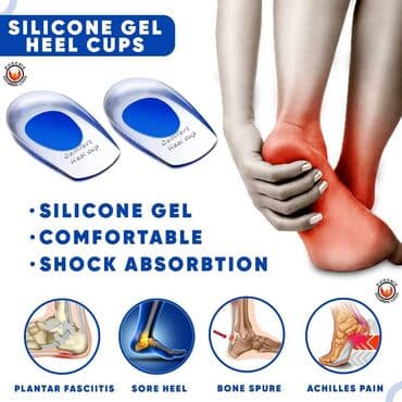 najbolji gel za vene: Silikonski ulošci za cipele ispod pete-rasterećuju petu NOVO Gel — 1