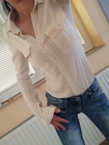 paul and shark jakne: Bershka, XS (EU 34), Jednobojni, bоја - Bež — 2