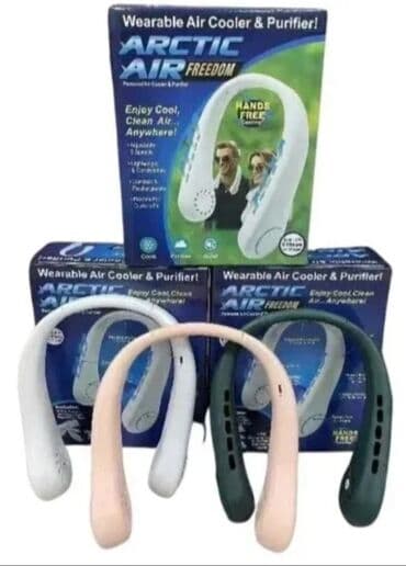Mini prenosivi ventilatori: Usb mini ventilator za vrat novo arctic air cooler prenosivi akcija — 1