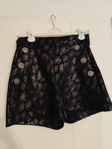 vunene pantalone: S (EU 36), Poliester, bоја - Šareno, Leopard, krokodil, zebra — 1