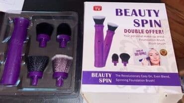 Šminka: Beauty spin cetkica za sminkanje sa 4 nastavka,radi na baterije.I ono — 4