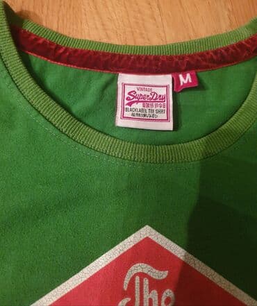 ramax novi sad: SuperDry vintage - super dry zelena majica sa natpisom, vintage je — 4