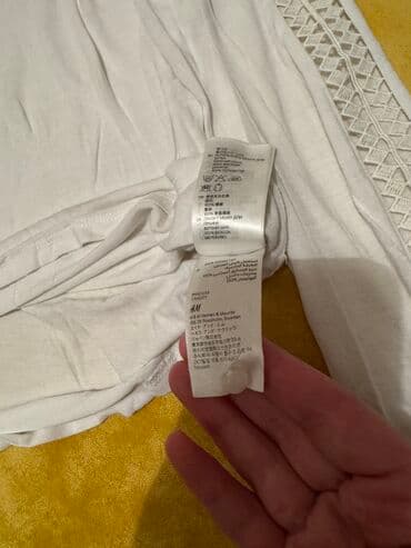 set za manikir i pedikir lidl: H&M, M (EU 38), L (EU 40), Viskoza, Jednobojni, bоја - Bela — 3