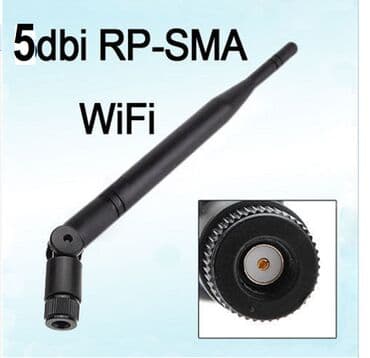 Modemi, ruteri i mrežni uređaji: 2.4GHZ 5 dBi WIFI Antena WLAN RP-SMA ženski konektor Nova ne — 1