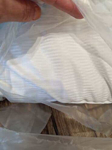 Pillows: Bed pillows, Polyester, 50x60, color - White — 3
