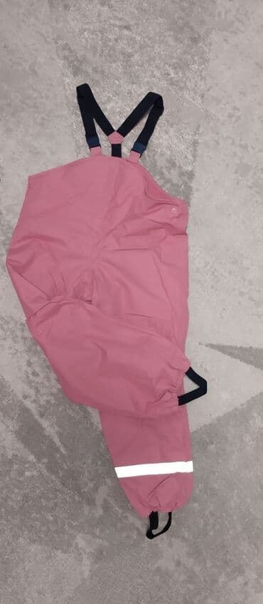elegantne pantalone sa visokim strukom: 122-128, bоја - Roze — 1