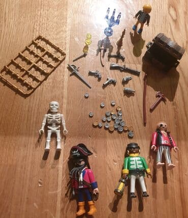 mac i stit za decu: Playmobil pirate set 3939 pirati - gusari i blago. Svecnjak — 5