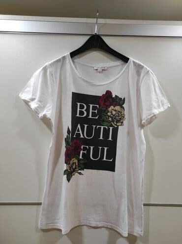 havajske majice: A-Dress, M (EU 38), Pamuk, bоја - Bela — 1