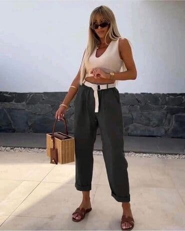 pantalone s: Visok struk, Kilote — 1