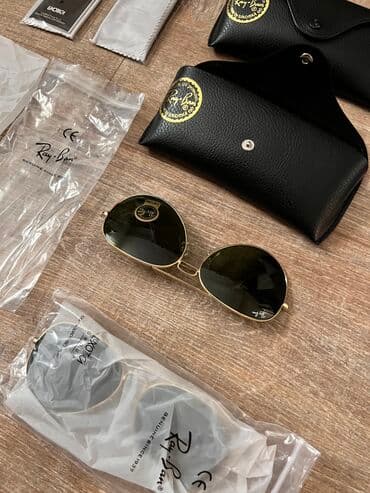 naočare sa magnetom: Naočare za sunce, Ray-Ban, bоја - Zlatna — 3