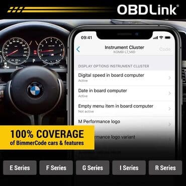 autoradio sa ekranom: OBDLink CX BLE Bluetooth OBD2 za Bimmercode iOS i Android OBDLink CX — 4