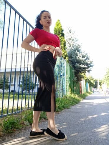 sorts suknja: S (EU 36), M (EU 38), L (EU 40), Maksi, bоја - Crna — 4