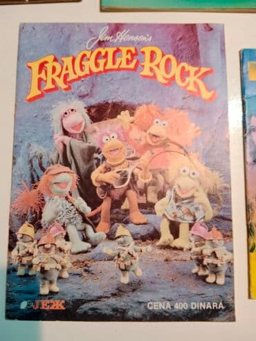 Umetnost i kolekcionarstvo: FRAGGLE ROCK Jim Henson's album sa sličicama Izdavač JEŽ 1986. god — 1