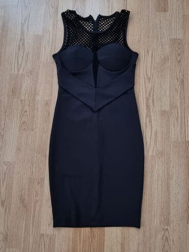 haljine crne: 9Fashion Woman M (EU 38), bоја - Crna, Kratkih rukava — 2