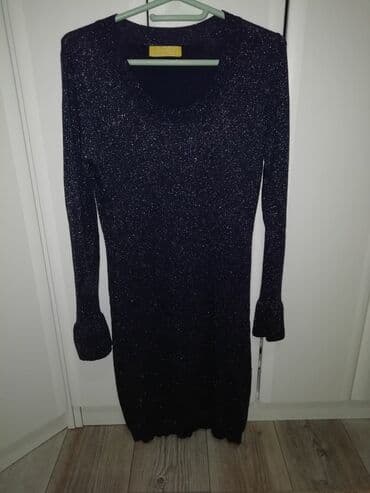 lidl haljina: PS Fashion M (EU 38), bоја - Svetloplava, Večernji, maturski, Dugih rukava — 1