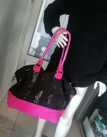 desigual torba crna: Torba za rame, Materijal: Platno — 3