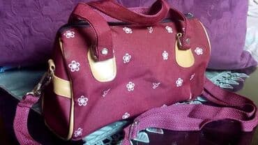 rančevi: Tasnica bordo zenska nova. dim. 24-14+10cm. inpregnirano platno — 4