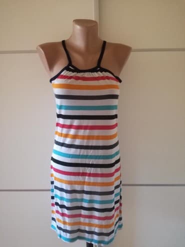 novcanik i kais set: XS (EU 34), Viskoza, Prugasti, bоја - Šareno — 1